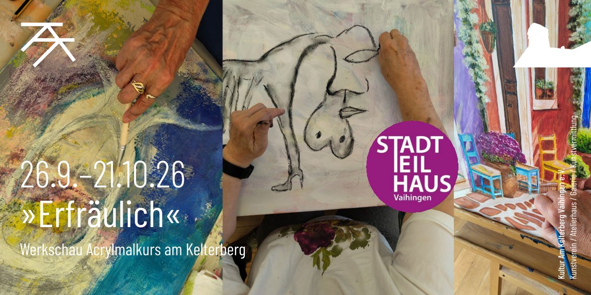 Vernissage zur Ausstellung “Erfräulich”